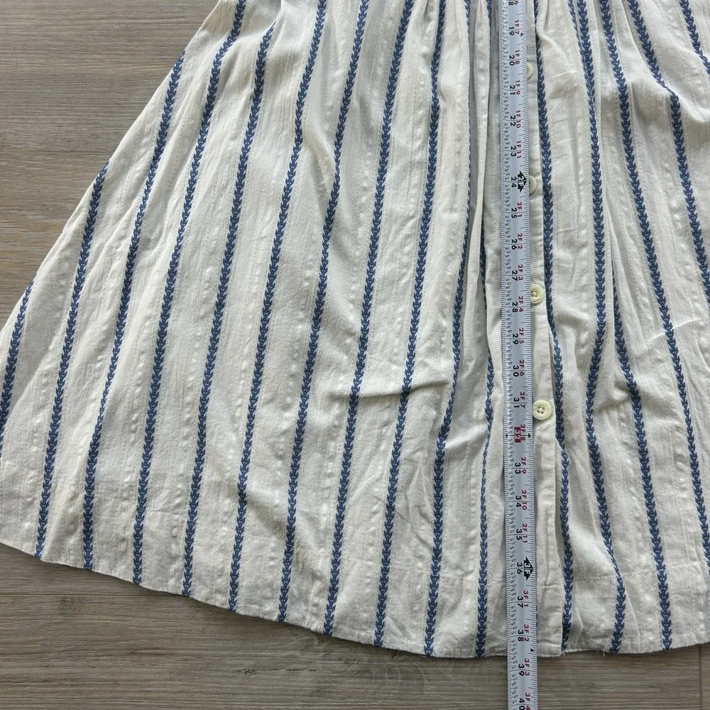 Boden Womens Size 6 Monte Carlo Sleeveless Pleated Belted Embroidered Dress - Picture 13 of 13